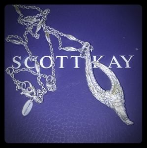 Scott kay sterling angel wing necklace 925